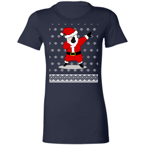 Image of Cool Dabbing Santa Ladies' T-Shirt - DNA Trends