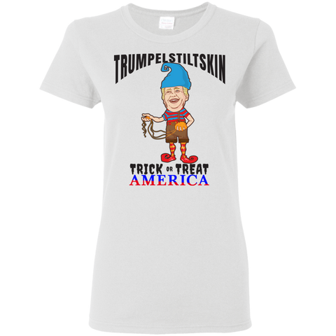 Image of Trumpelstiltskin Trick Or Treat America T-Shirt Halloween Clothes (Women) - DNA Trends