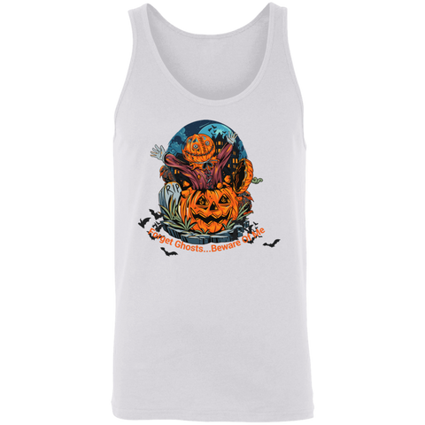 Image of Spooky Yard Halloween Costume Unisex Tank , Forget Ghosts... Beware Of Me Custom Design - DNA Trends