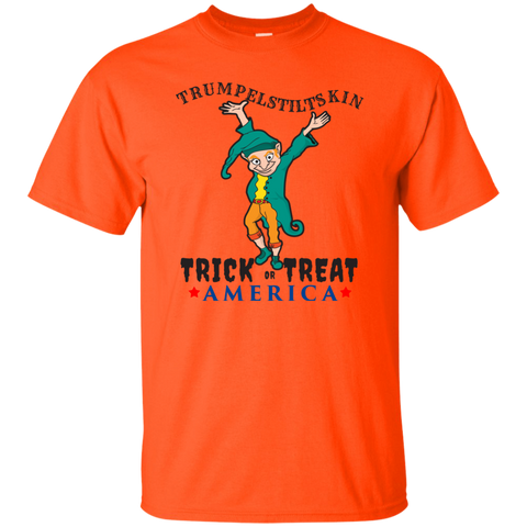 Image of Trumpelstiltskin Trick Or Treat America T-Shirt Halloween Shirts (Men)