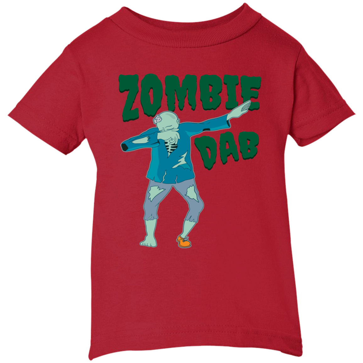 Trendy Zombie Dab T-Shirt Halloween Tee (Infants) - DNA Trends