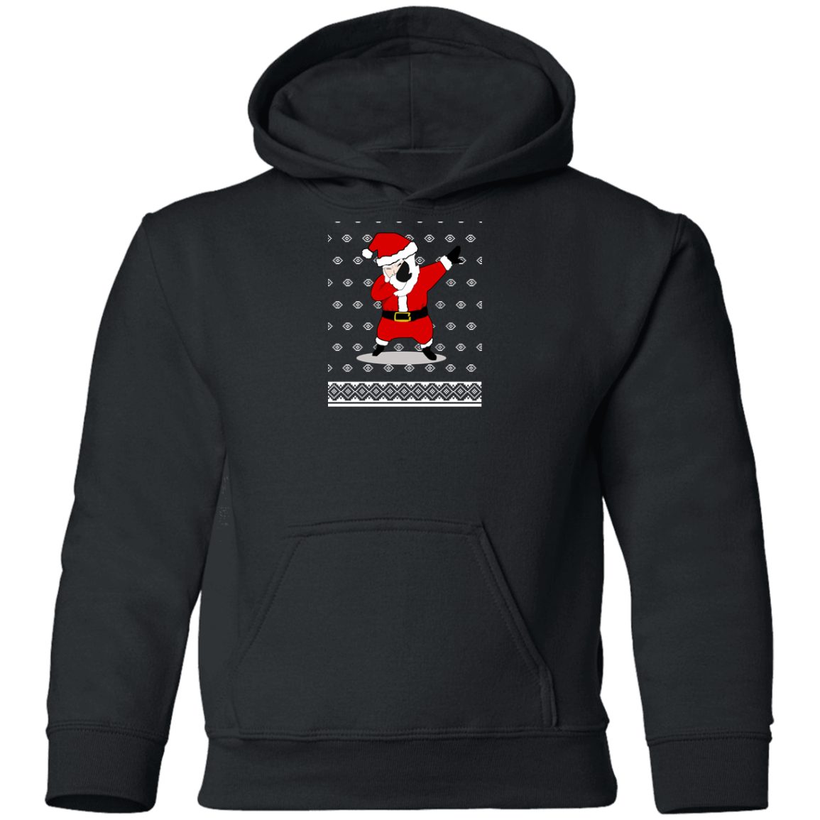 Cool Dabbing Santa Youth Pullover Hoodie - DNA Trends