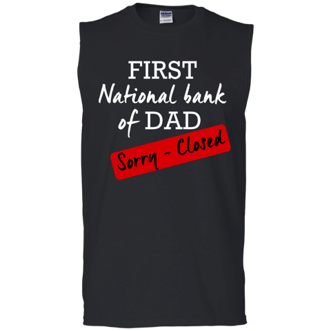 Image of National Bank of Dad Sleeveless T-Shirt - DNA Trends