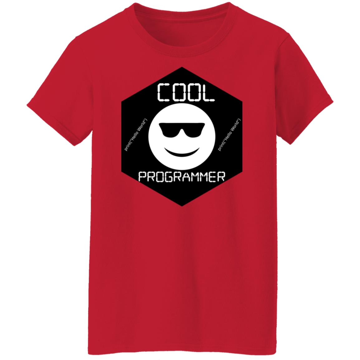 The Cool Programmer  Ladies'  T-Shirt For Techies