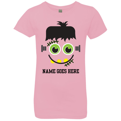 Image of Personalised Frankenstein  Halloween Costume T-Shirt(Girls) - DNA Trends