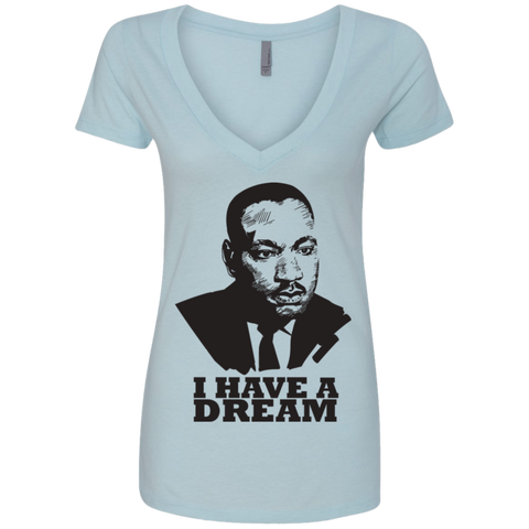 Image of Martin Luther King Deep V-Neck T-Shirt - DNA Trends