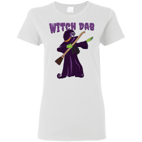 Image of Trendy Witch Dab T-Shirt Halloween Shirts (Women) - DNA Trends