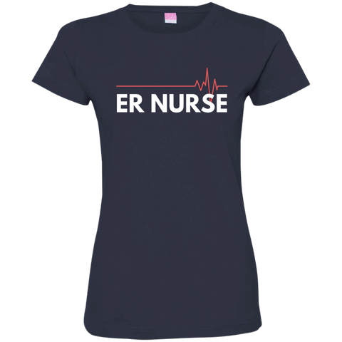 Image of ER Nurse Ladies' Fine Jersey T-Shirt - DNA Trends