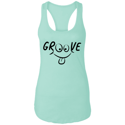 Image of Summer Groove Ladies Ideal Racerback Tank - DNA Trends