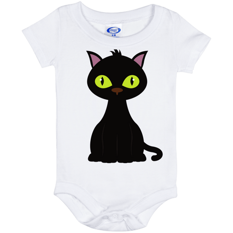 Image of Black Kitten Halloween Costume Baby Bodysuit - DNA Trends
