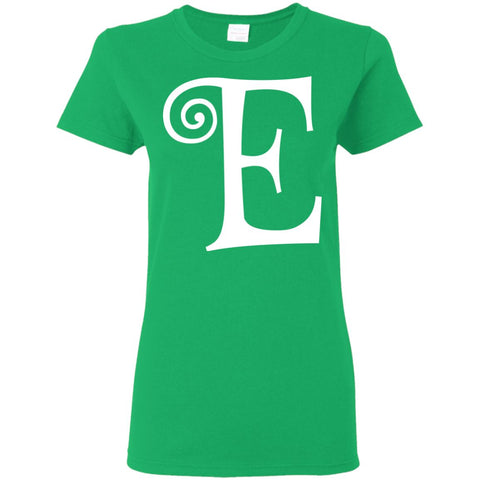 Image of Chipettes "E" Elenore Letter Print T-Shirts (Women) - DNA Trends