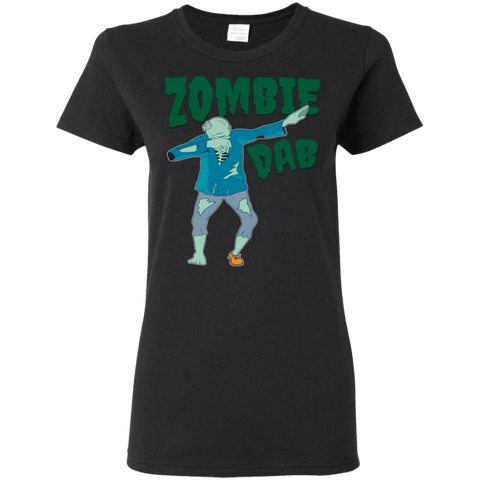 Image of Trendy Zombie Dab T-Shirt Halloween Tee (Women) - DNA Trends