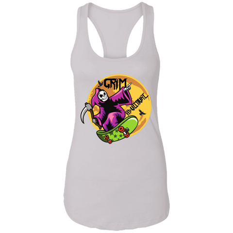 Image of Grim Adventure Halloween Costume Ladies Ideal Racerback Tank - DNA Trends