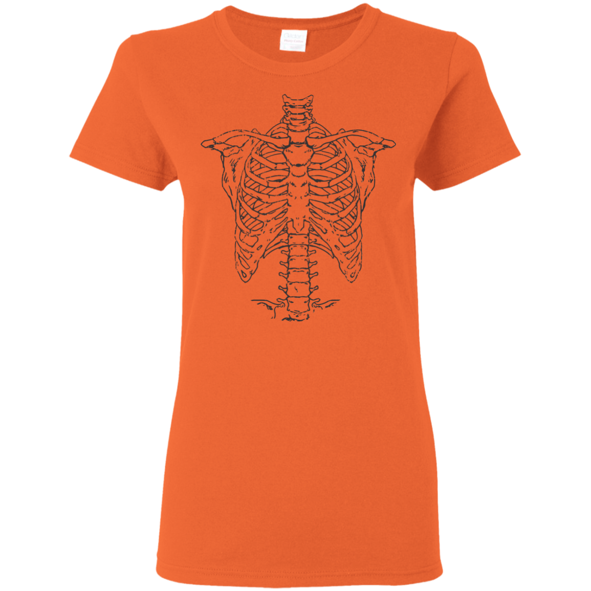 Spooky Skeleton Body Halloween Costume T-shirt(Women) - DNA Trends