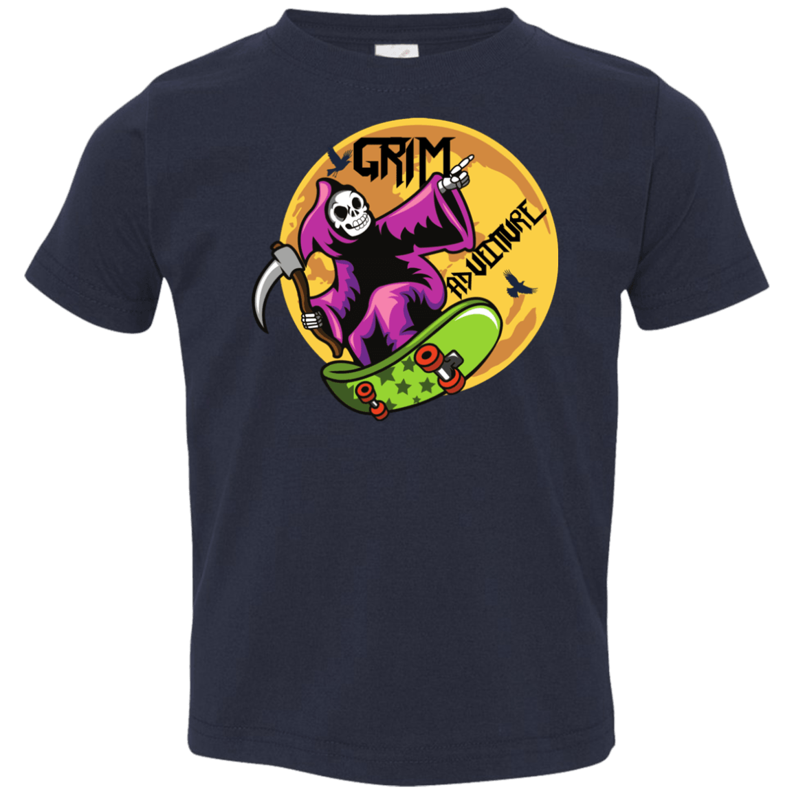 Grim Adventure Halloween Costume Toddler Jersey T-Shirt - DNA Trends