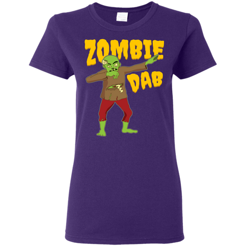 Image of Trendy Zombie Dab T-Shirt Halloween Tee (Women) - DNA Trends