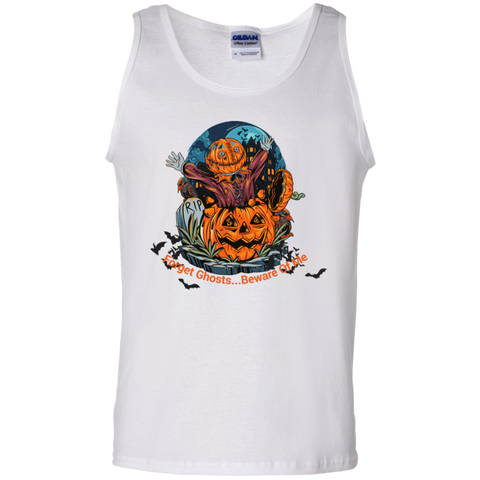 Image of Spooky Yard Halloween Costume Tank Top (Men) , Forget Ghosts... Beware Of Me Custom Design - DNA Trends
