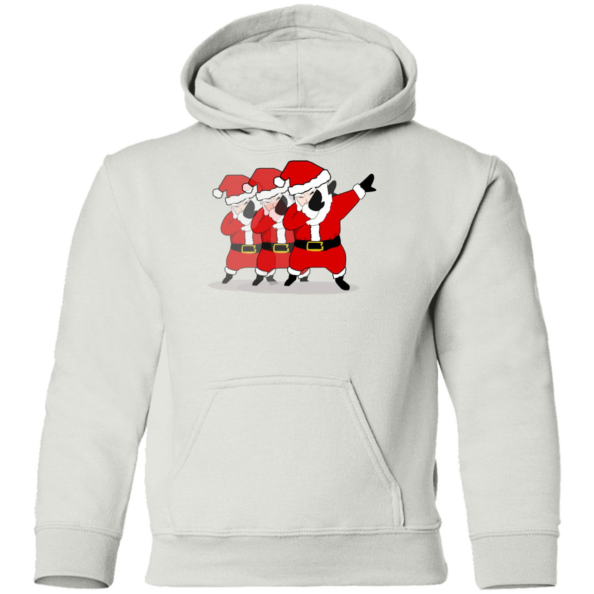 Cool Awesome Dabbing Santa Youth Pullover Hoodie - DNA Trends