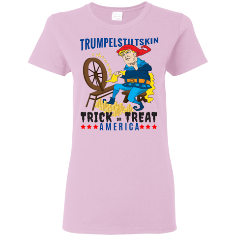 Image of Trumpelstiltskin Trick Or Treat America T-Shirt Halloween Clothing (Women) - DNA Trends
