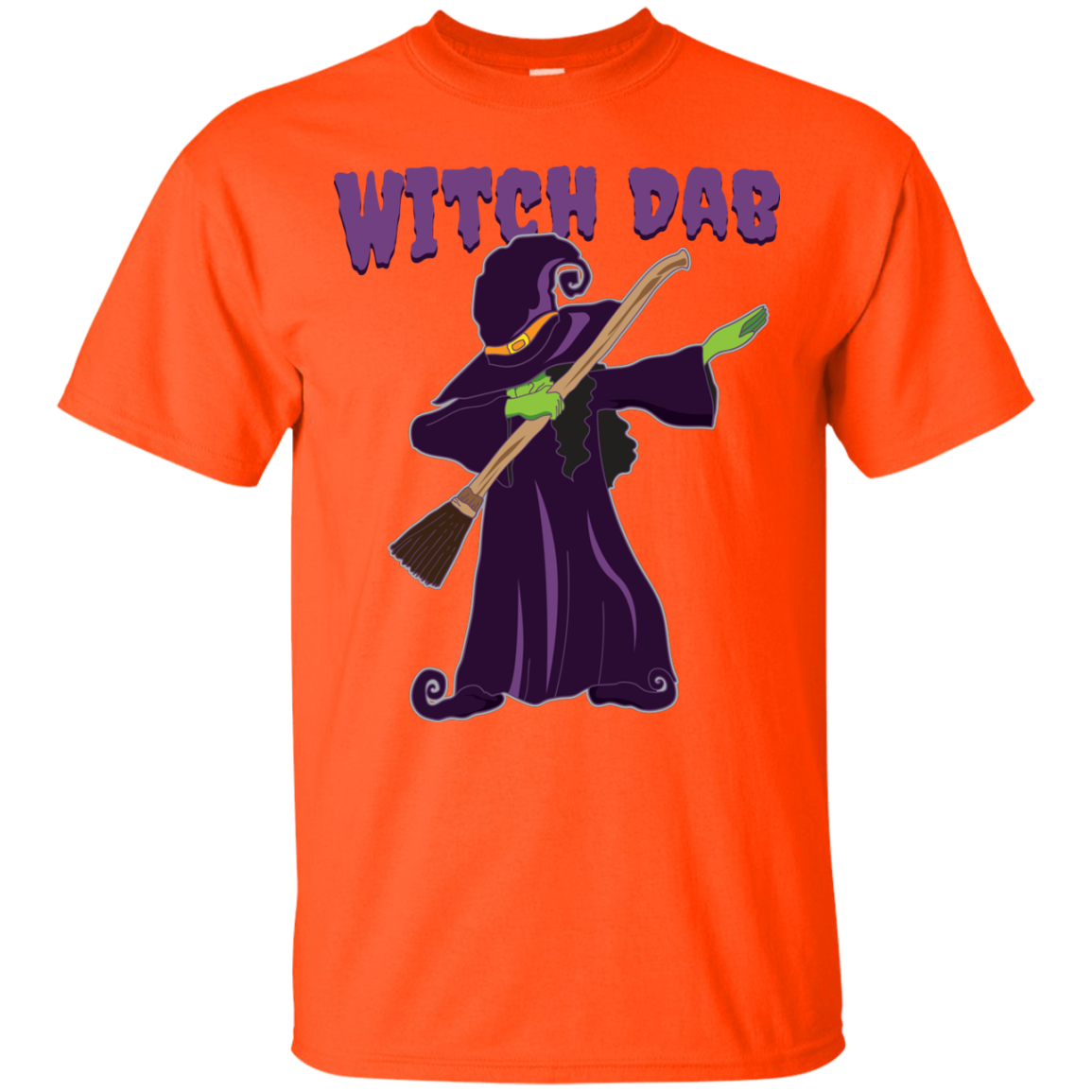 Trendy Witch Dab T-Shirt Halloween Tees (Men) - DNA Trends