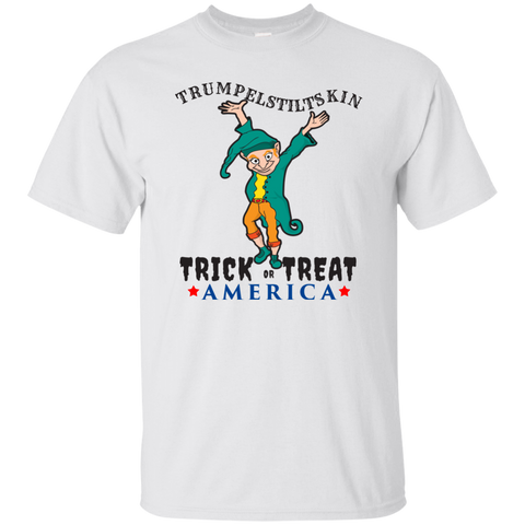 Image of Trumpelstiltskin Trick Or Treat America T-Shirt Halloween Shirts (Men)