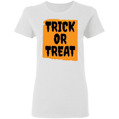 Image of Trick or Treat Halloween Ladies' T-Shirt - DNA Trends