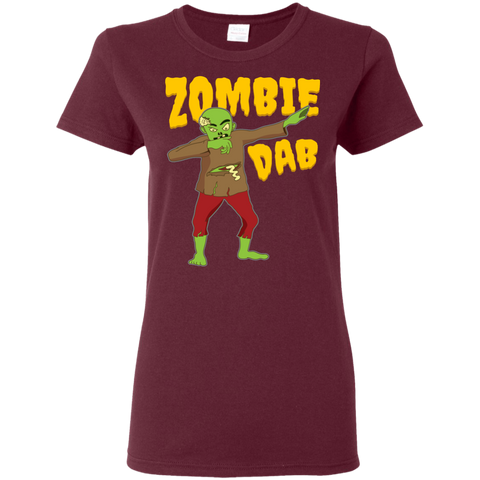 Image of Trendy Zombie Dab T-Shirt Halloween Tee (Women) - DNA Trends
