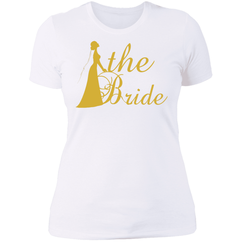 Image of Bridal Shower- Golden Font Bachelorette Part  Ladies' NL T-Shirt For Bride - DNA Trends