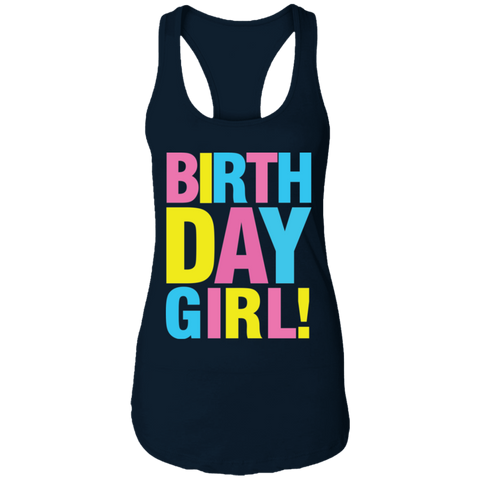 Image of Birthday Girl Ladies Ideal Racerback Tank - DNA Trends