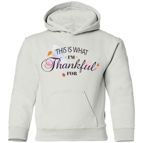 Image of This is What I'm Thankful for Youth Pullover Hoodie - DNA Trends
