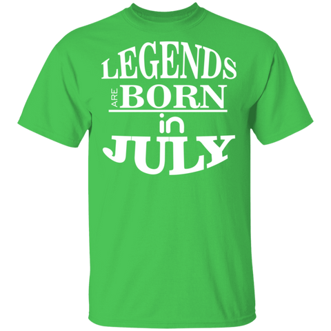 Image of Legends are Born in July T-Shirt - DNA Trends