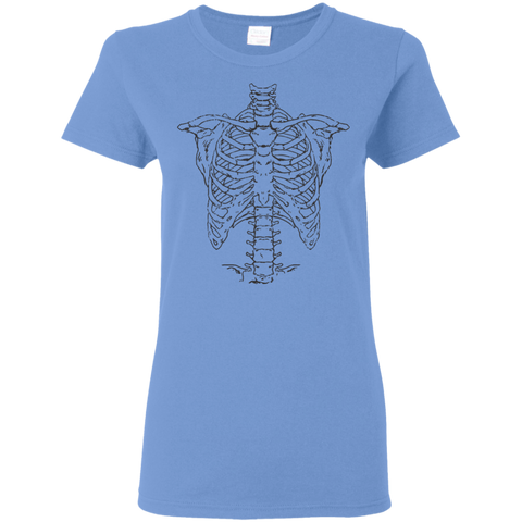 Image of Spooky Skeleton Body Halloween Costume T-shirt(Women) - DNA Trends