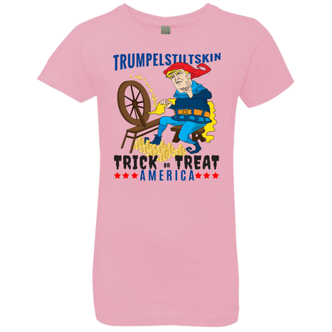 Image of Trumpelstiltskin Trick Or Treat America T-Shirt Halloween Clothes (Girls) - DNA Trends