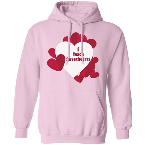 Image of I Teach Sweethearts  Teacher Valentine  Pullover Hoodie