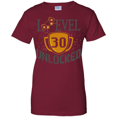 Image of Level 30 Unlocked Ladies' 100% Cotton T-Shirt - DNA Trends