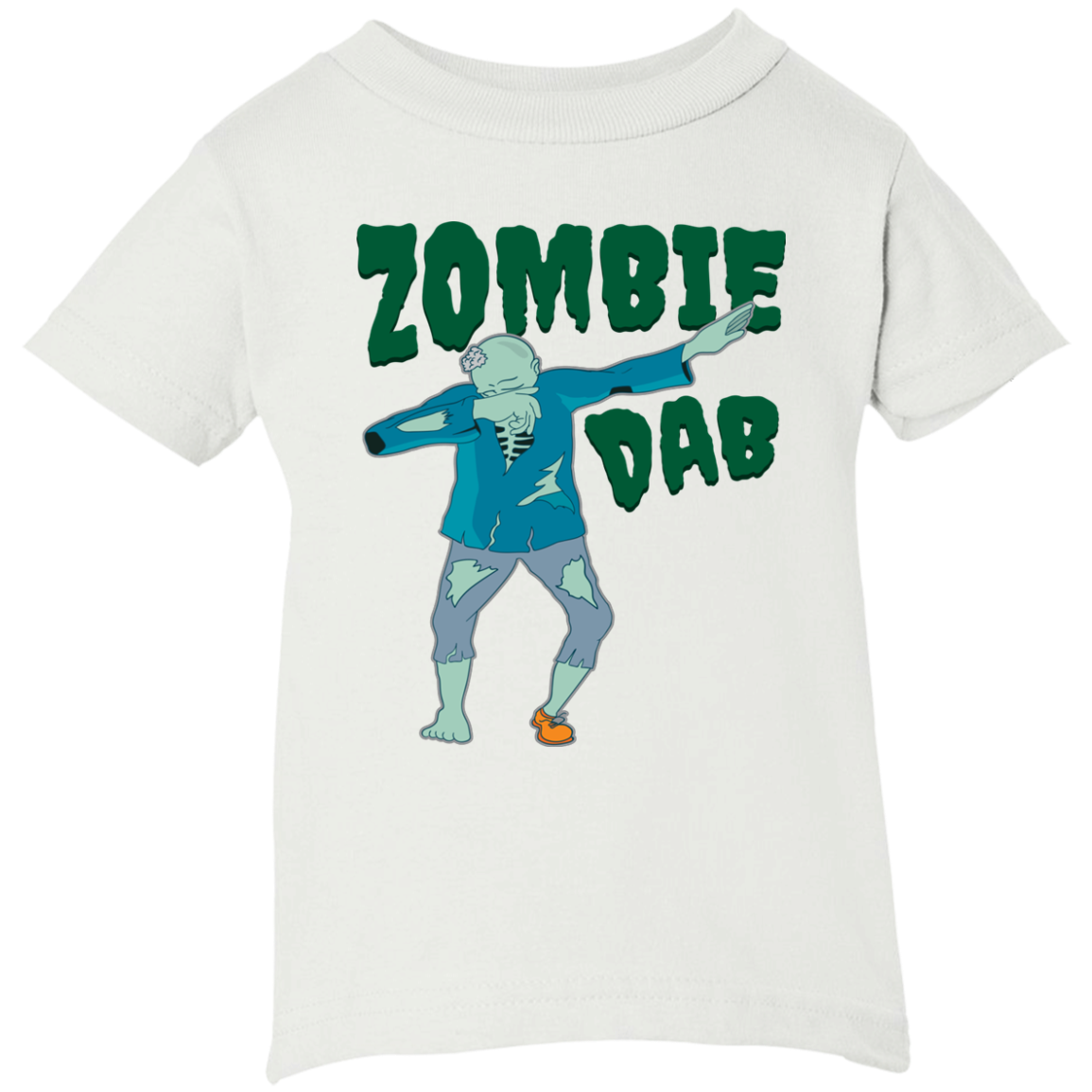 Trendy Zombie Dab T-Shirt Halloween Tee (Infants) - DNA Trends