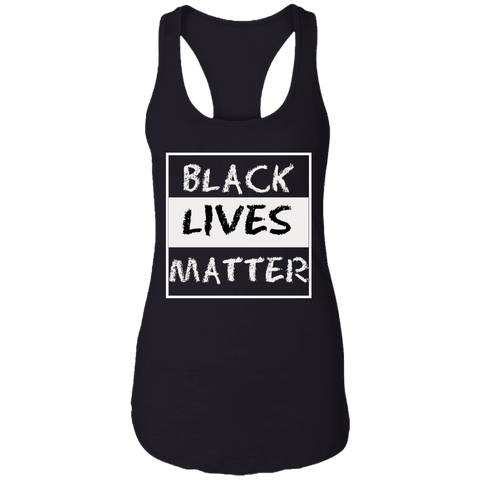 Image of Black Lives Matter Ladies Racerback Tank - DNA Trends