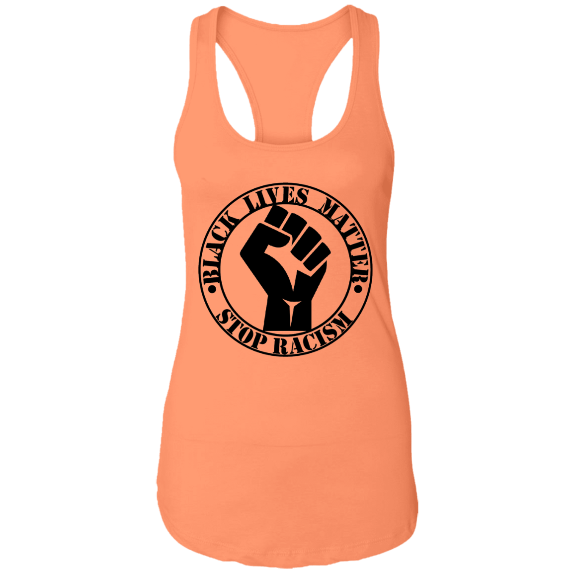 BLM NO TO RACISM Ladies Tank - DNA Trends
