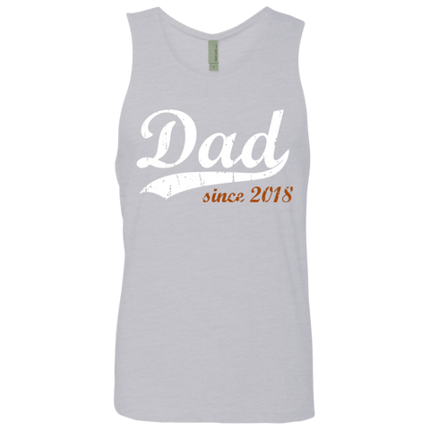 Image of Dad Since 2018 Tank - DNA Trends