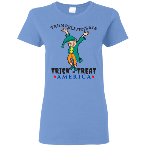 Image of Trumpelstiltskin Trick Or Treat America T-Shirt Halloween Clothing (Women) - DNA Trends
