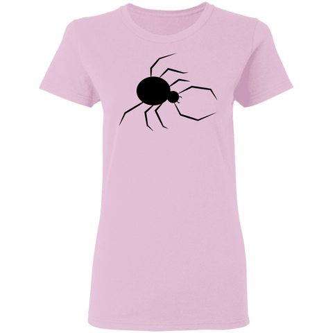 Image of Black Spider Halloween Costume Ladies' T-Shirt - DNA Trends