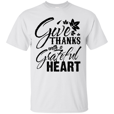 Image of Cool Give Thanks With a Grateful Heart Ultra Cotton T-Shirt - DNA Trends