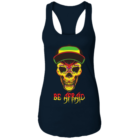 Image of Be Afraid Halloween Costume  Ladies Ideal Racerback Tank - DNA Trends