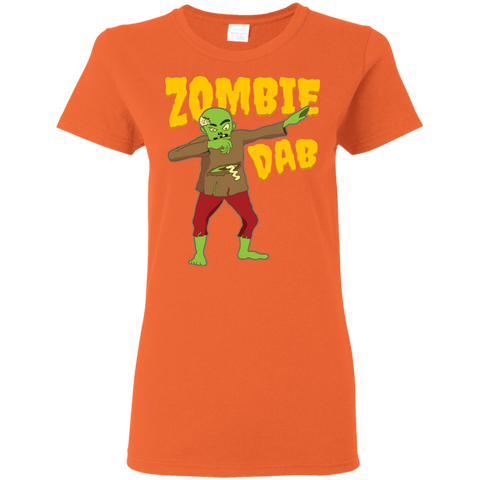 Image of Trendy Zombie Dab T-Shirt Halloween Tee (Women) - DNA Trends