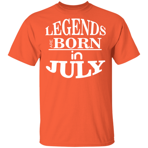 Image of Legends are Born in July T-Shirt - DNA Trends