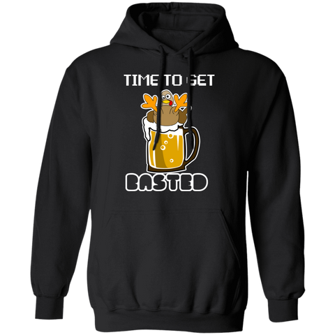 Image of Time To Get Basted Thanksgiving Pullover Hoodie - DNA Trends