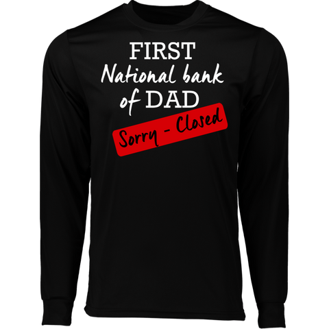 Image of National Bank of Dad LS T-Shirt - DNA Trends