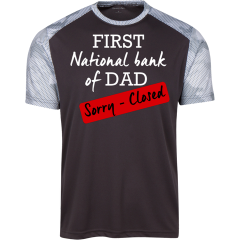 Image of National Bank of Dad CamoHex T-Shirt - DNA Trends