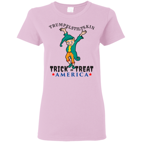 Image of Trumpelstiltskin Trick Or Treat America T-Shirt Halloween Clothing (Women) - DNA Trends