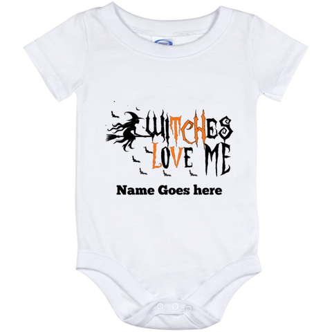 Image of Personalized- Witches Love Me Halloween Costume  Baby Onesie - DNA Trends